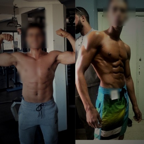 Avant/après programme Titan Workout — transformation complète 8 semaines